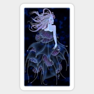 Wendy as a deep sea mermaid Sticker